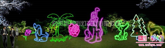 狗年光雕彩灯设计