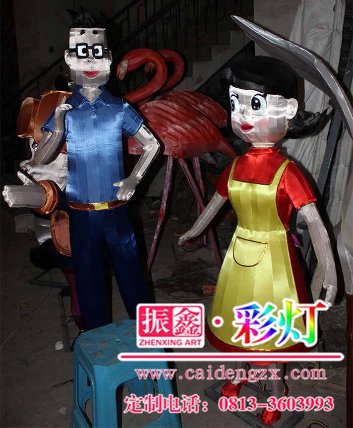 以经典动画片来设计制作的小型灯组