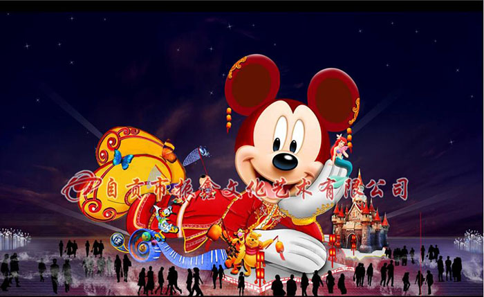 鼠年新春节庆灯会的热门彩灯设计风格