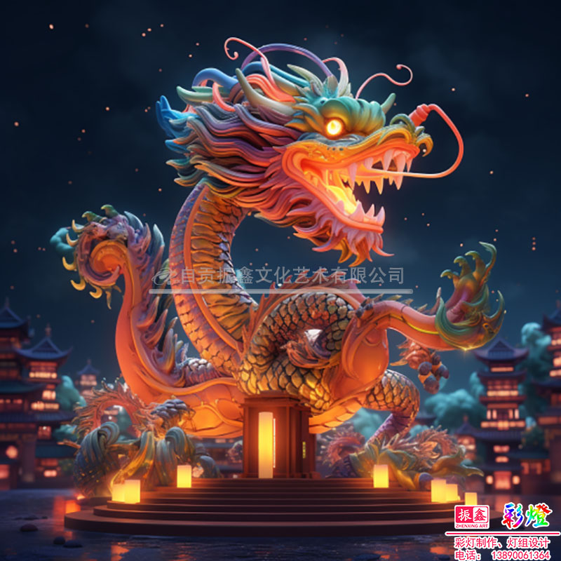 生肖龙主题灯组