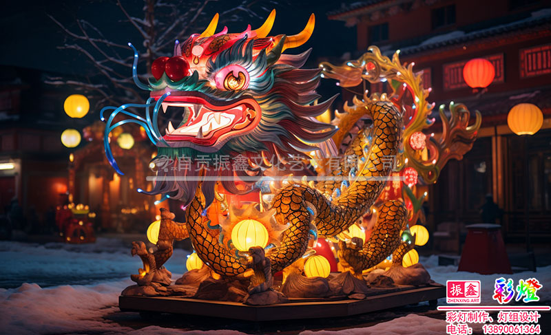 生肖龙主题灯